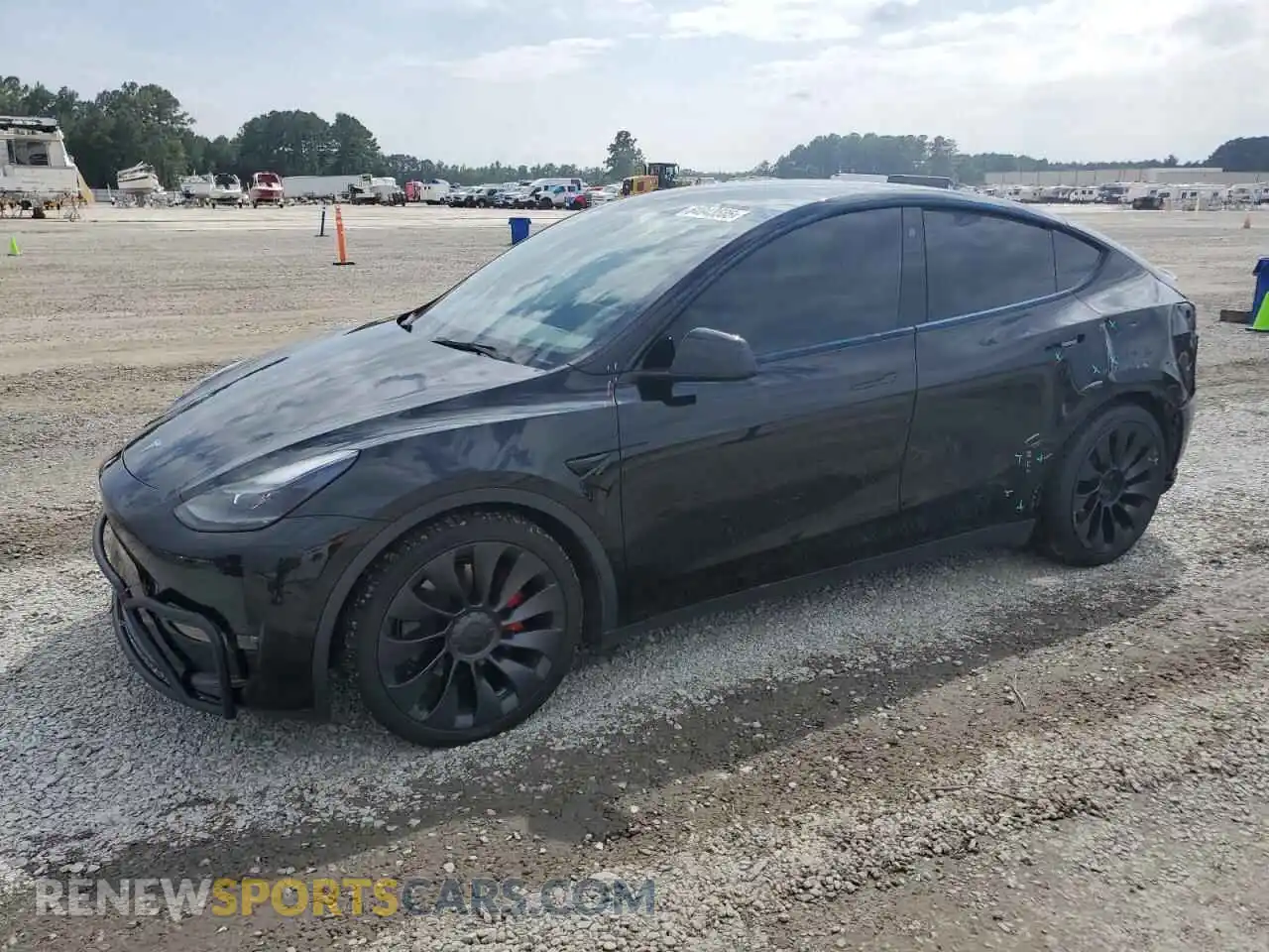1 Photograph of a damaged car 7SAYGDEF2PF588680 TESLA MODEL Y 2023