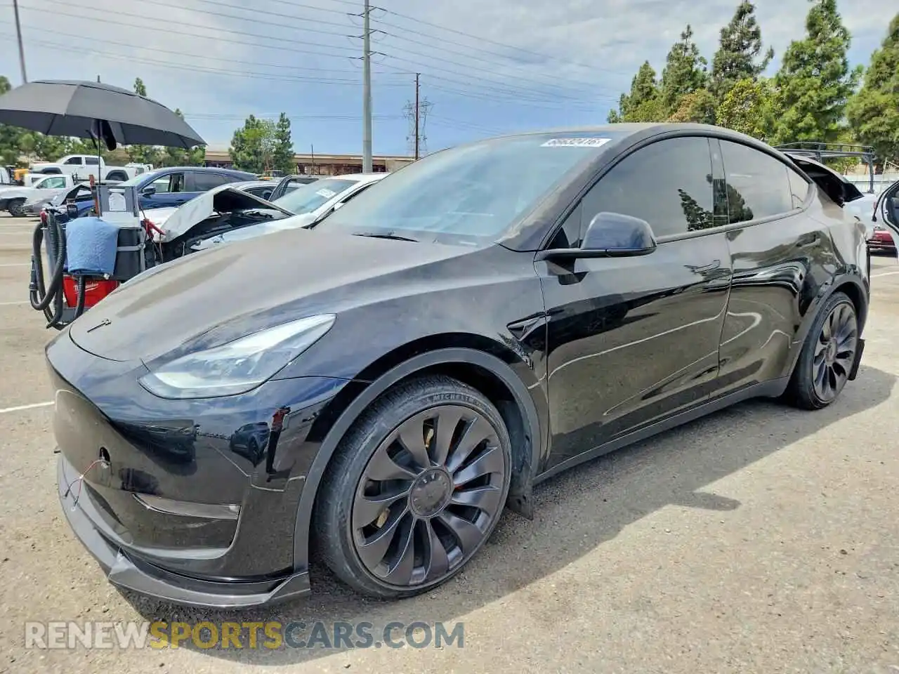 1 fotografías del automóvil dañado 7SAYGDEF2PF659683 TESLA MODEL Y 2023