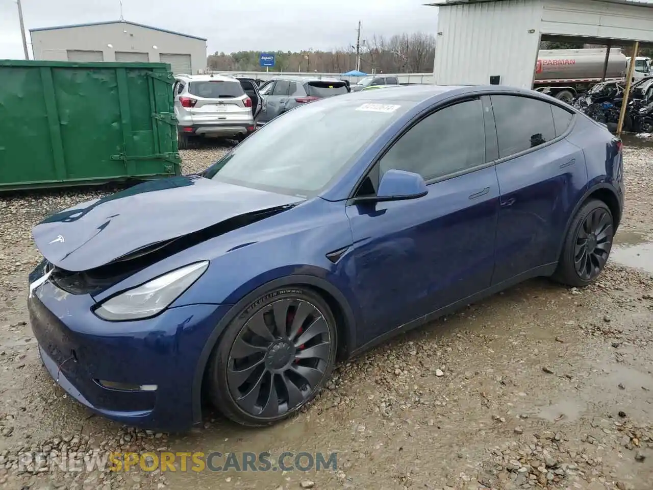 1 Photograph of a damaged car 7SAYGDEF2PF663085 TESLA MODEL Y 2023