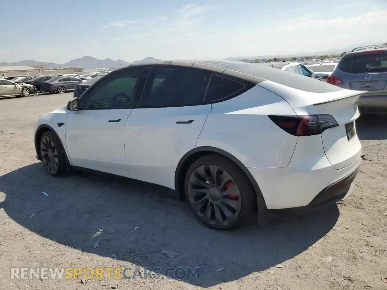 2 Photograph of a damaged car 7SAYGDEF2PF692831 TESLA MODEL Y 2023