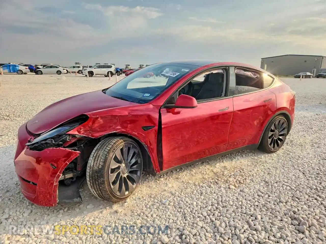1 Photograph of a damaged car 7SAYGDEF2PF699598 TESLA MODEL Y 2023