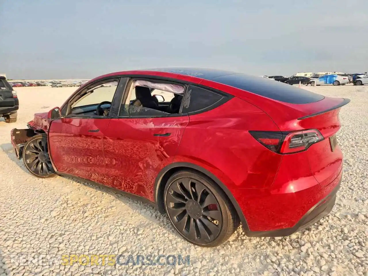 2 Photograph of a damaged car 7SAYGDEF2PF699598 TESLA MODEL Y 2023