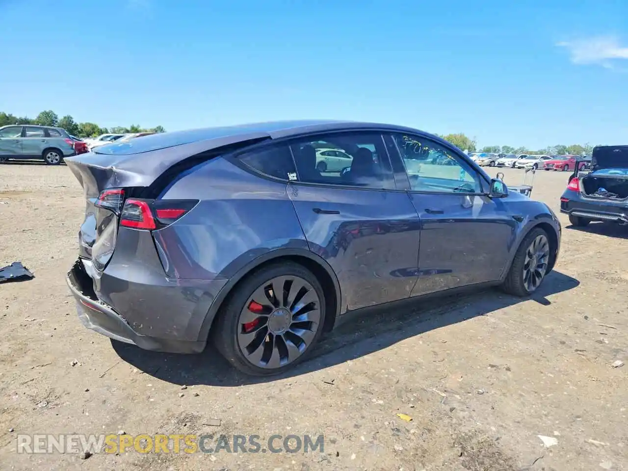 3 Фотография поврежденного автомобиля 7SAYGDEF2PF700393 TESLA MODEL Y 2023