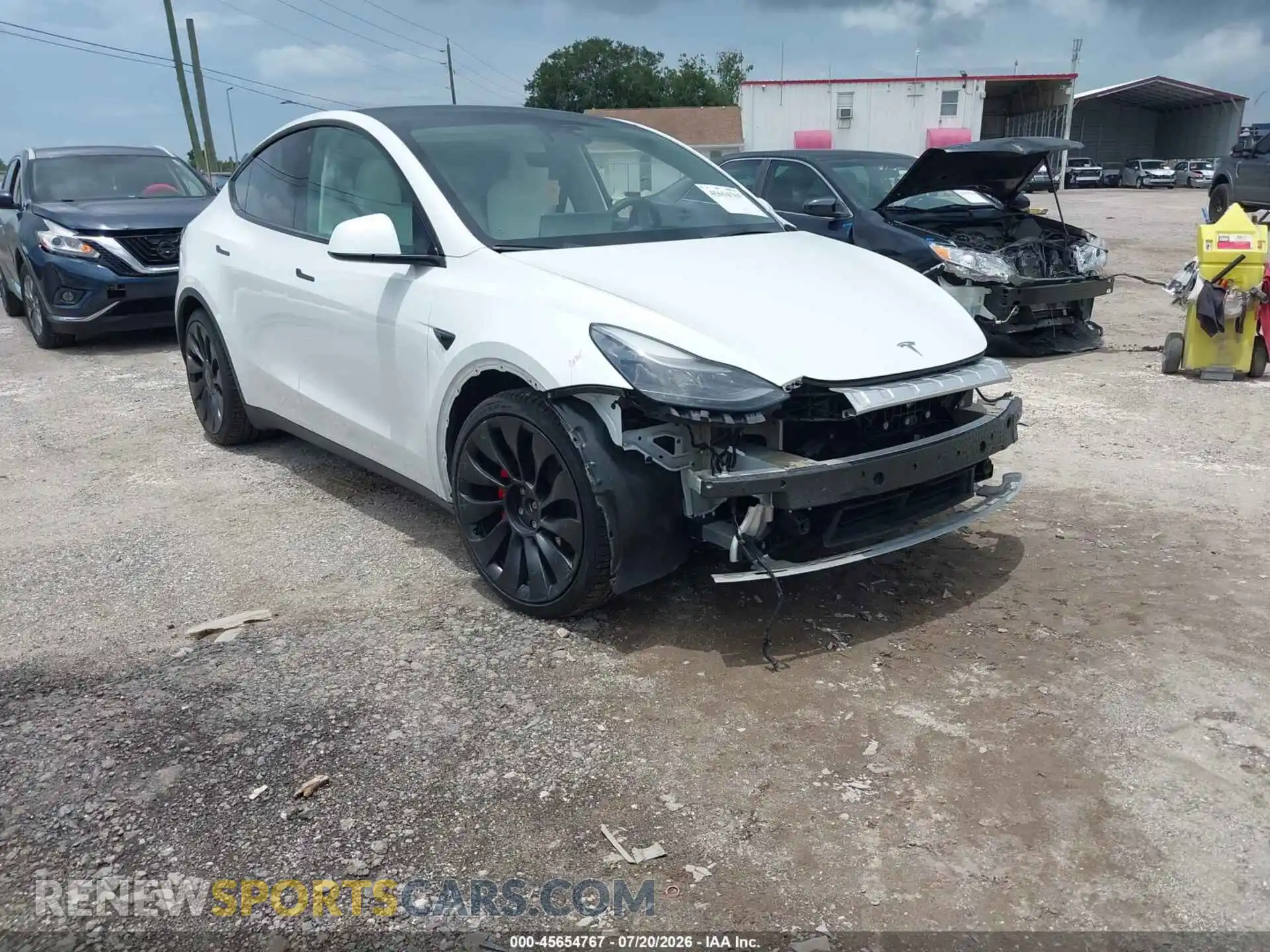 1 Photograph of a damaged car 7SAYGDEF2PF705061 TESLA MODEL Y 2023