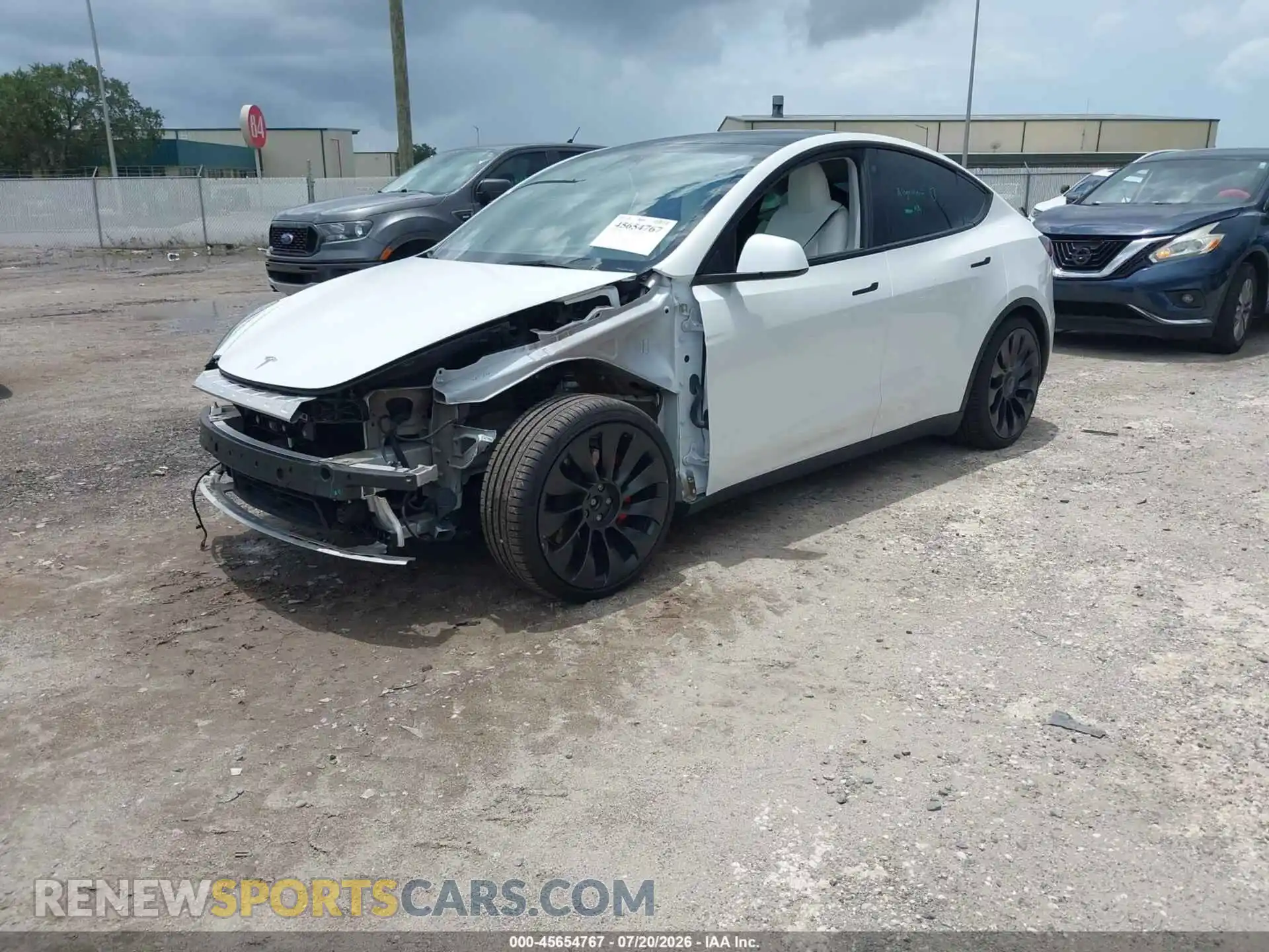 2 Photograph of a damaged car 7SAYGDEF2PF705061 TESLA MODEL Y 2023