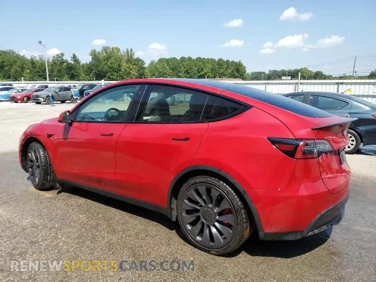 2 Photograph of a damaged car 7SAYGDEF2PF712382 TESLA MODEL Y 2023