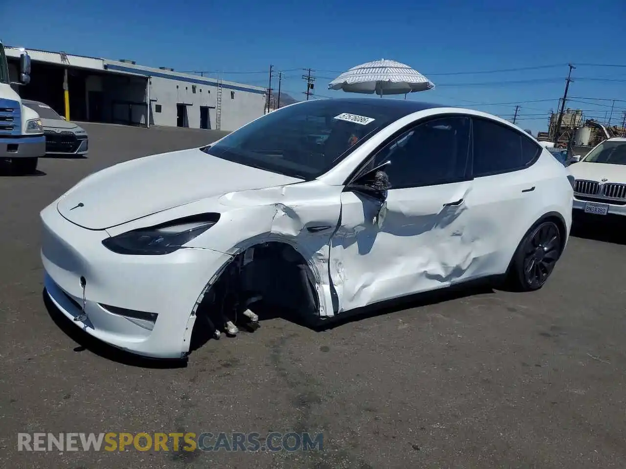 1 fotografías del automóvil dañado 7SAYGDEF2PF713869 TESLA MODEL Y 2023