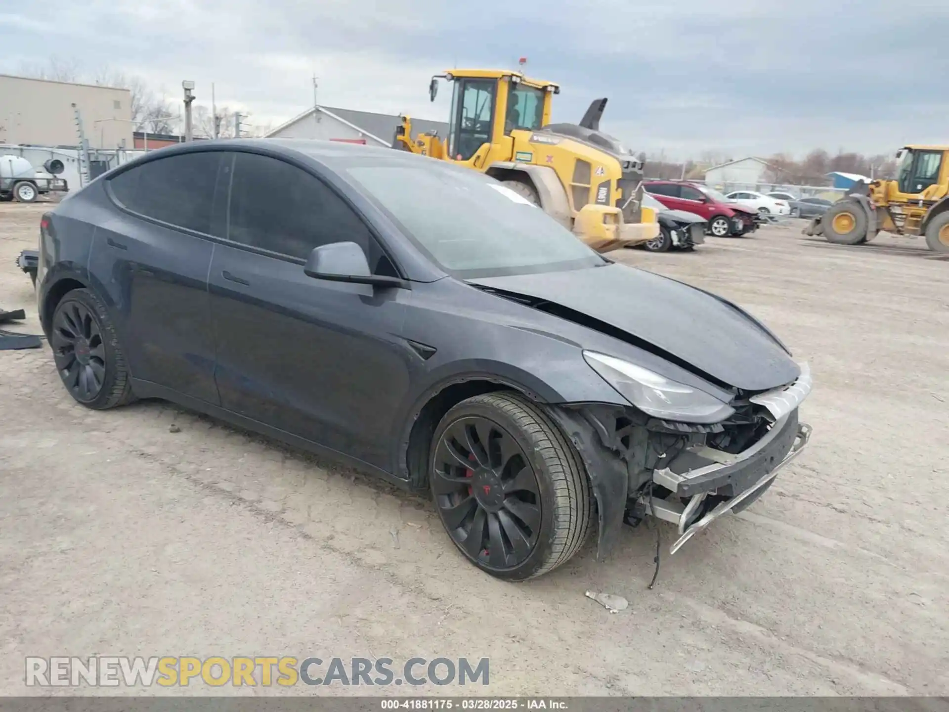 1 Photograph of a damaged car 7SAYGDEF2PF757113 TESLA MODEL Y 2023