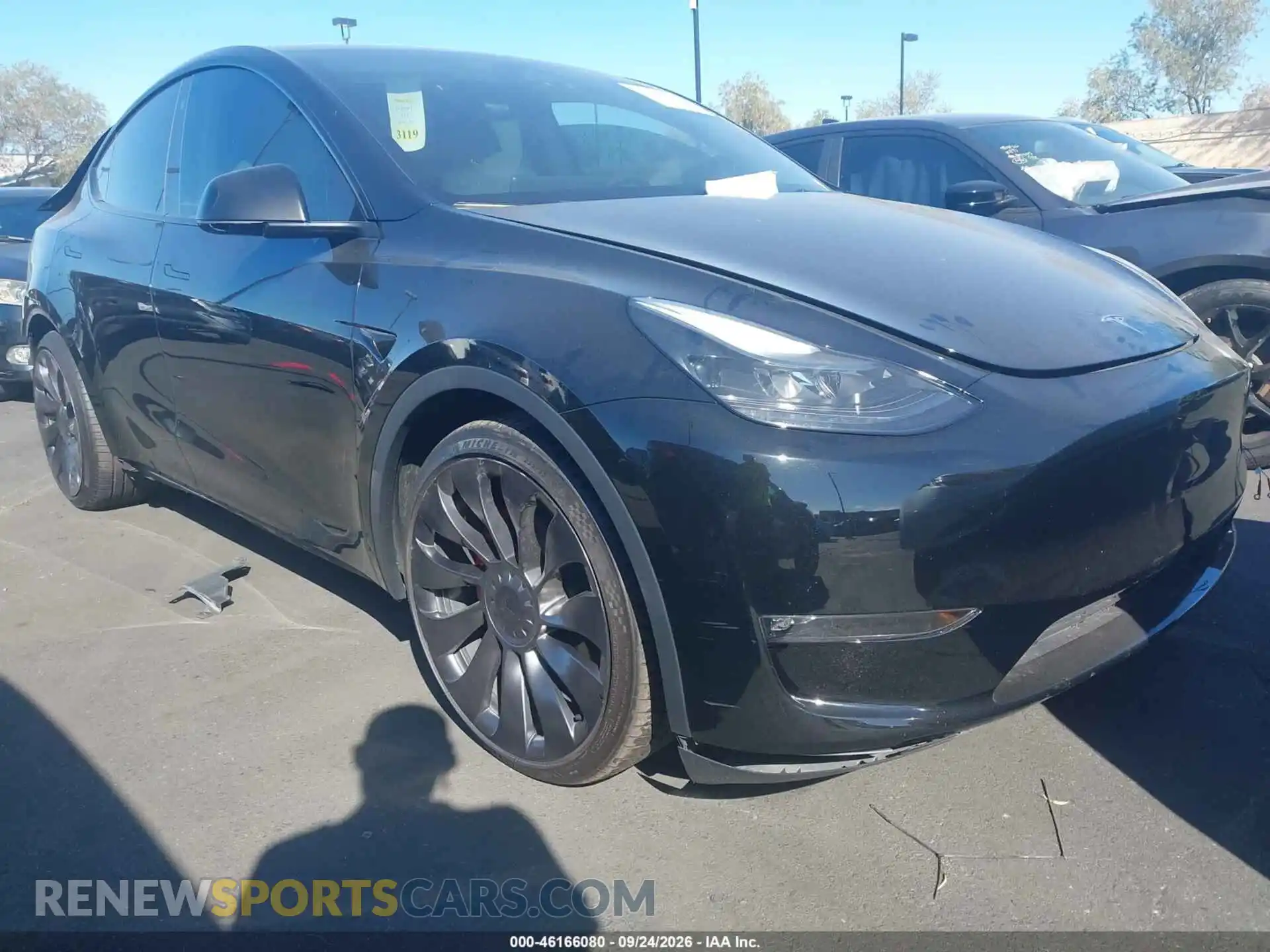 1 Photograph of a damaged car 7SAYGDEF2PF765924 TESLA MODEL Y 2023