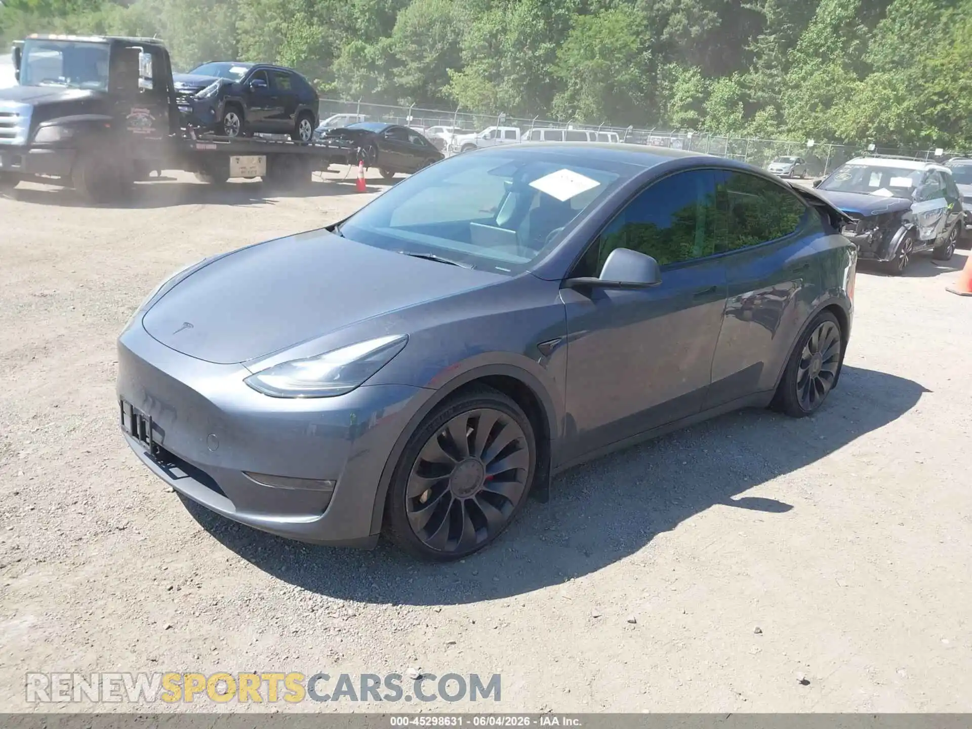 2 Photograph of a damaged car 7SAYGDEF2PF769181 TESLA MODEL Y 2023