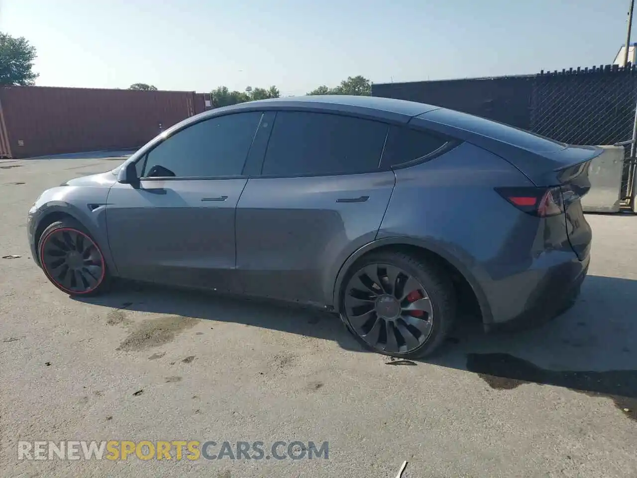 2 Photograph of a damaged car 7SAYGDEF2PF783176 TESLA MODEL Y 2023