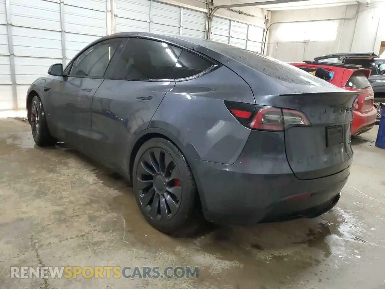 2 Photograph of a damaged car 7SAYGDEF2PF787633 TESLA MODEL Y 2023