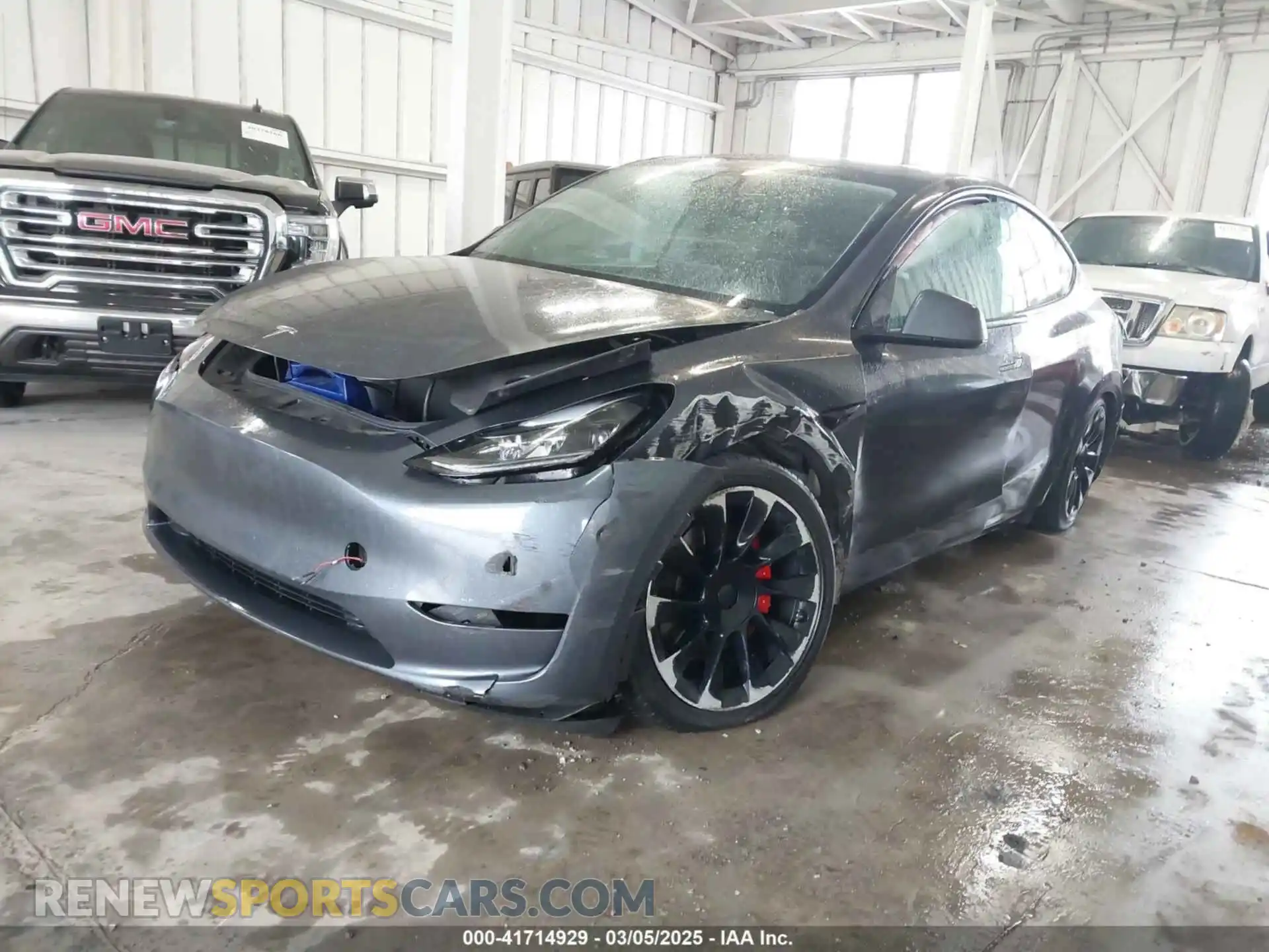 2 Photograph of a damaged car 7SAYGDEF2PF811221 TESLA MODEL Y 2023