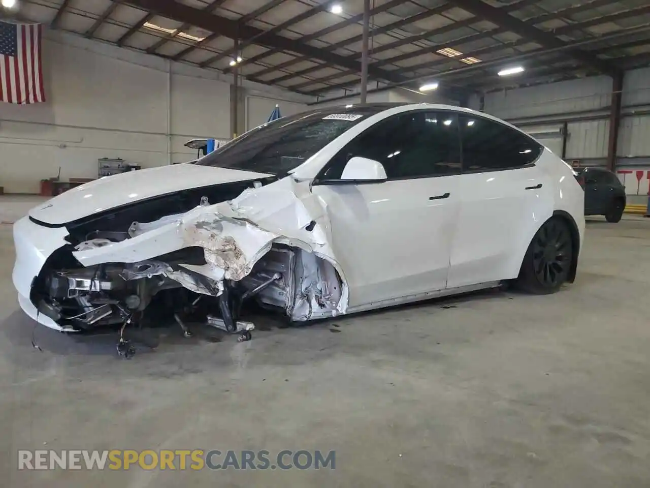 1 Photograph of a damaged car 7SAYGDEF2PF833705 TESLA MODEL Y 2023