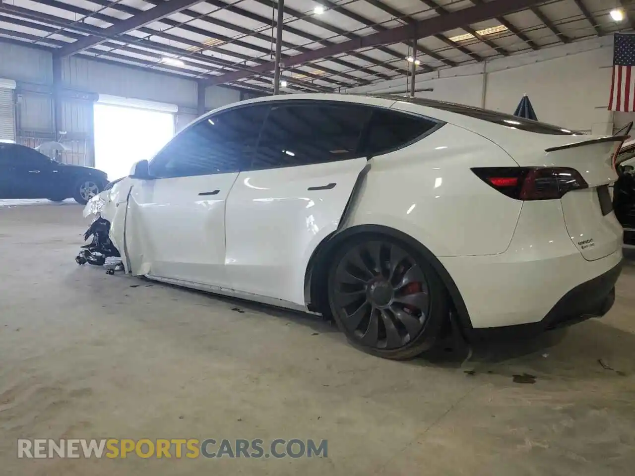 2 Photograph of a damaged car 7SAYGDEF2PF833705 TESLA MODEL Y 2023