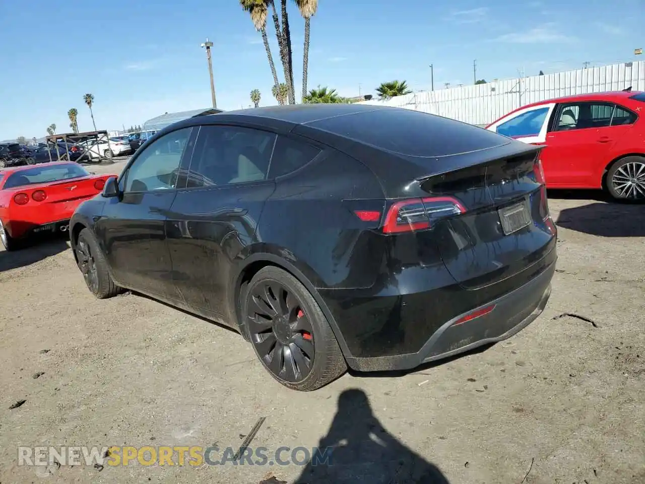 2 Photograph of a damaged car 7SAYGDEF2PF852075 TESLA MODEL Y 2023
