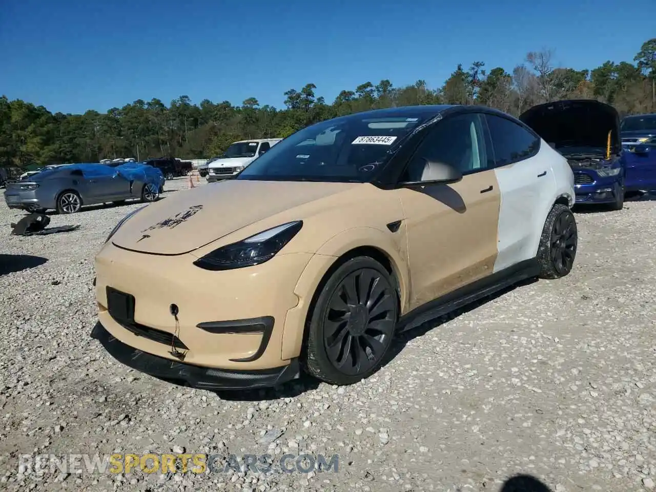 1 Photograph of a damaged car 7SAYGDEF2PF860791 TESLA MODEL Y 2023