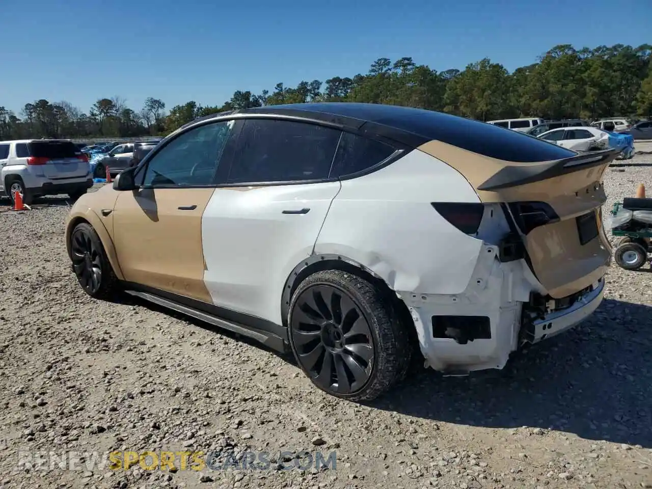 2 Photograph of a damaged car 7SAYGDEF2PF860791 TESLA MODEL Y 2023