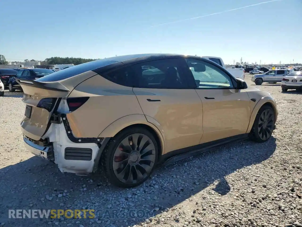 3 Photograph of a damaged car 7SAYGDEF2PF860791 TESLA MODEL Y 2023