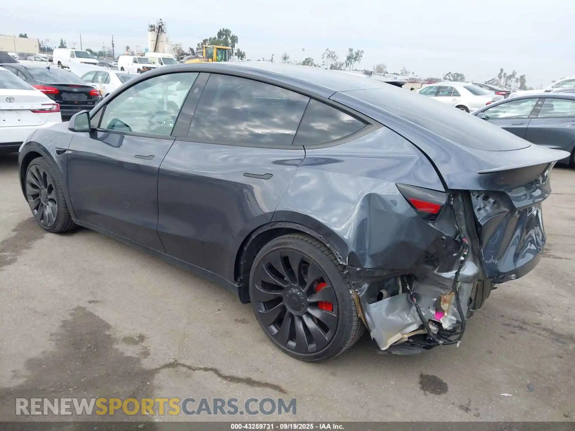 3 Photograph of a damaged car 7SAYGDEF2PF864243 TESLA MODEL Y 2023