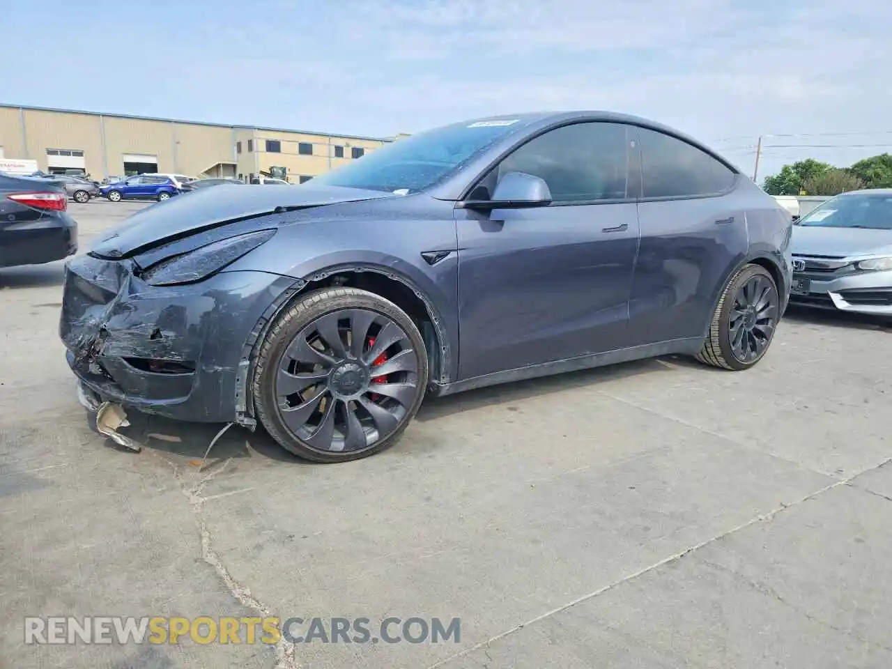 1 Фотография поврежденного автомобиля 7SAYGDEF2PF872763 TESLA MODEL Y 2023