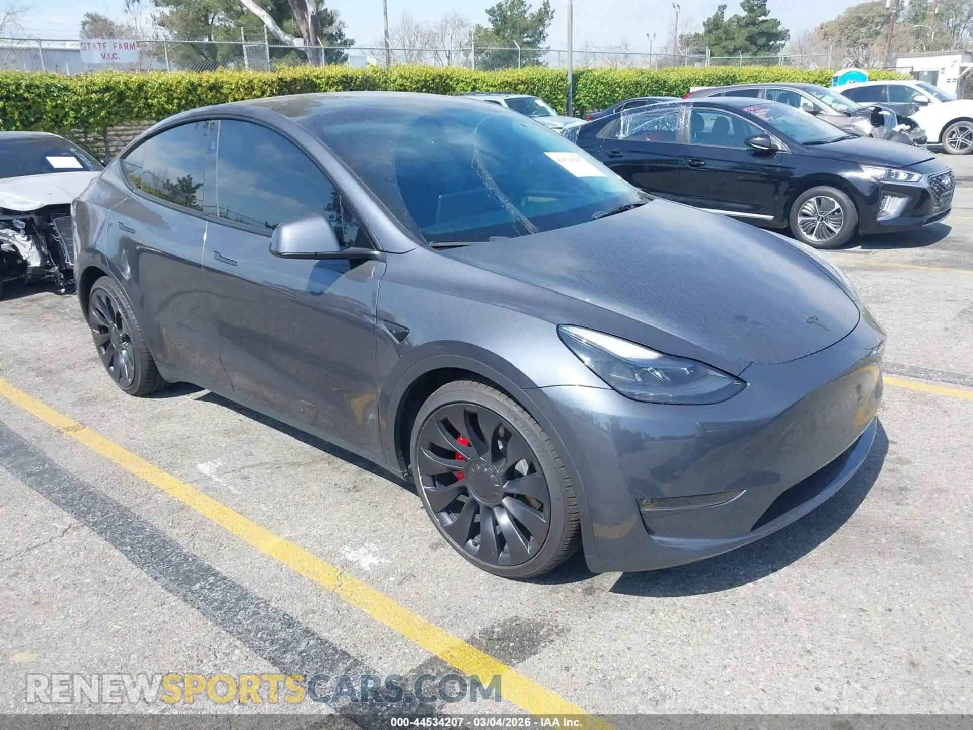 1 Photograph of a damaged car 7SAYGDEF2PF912453 TESLA MODEL Y 2023