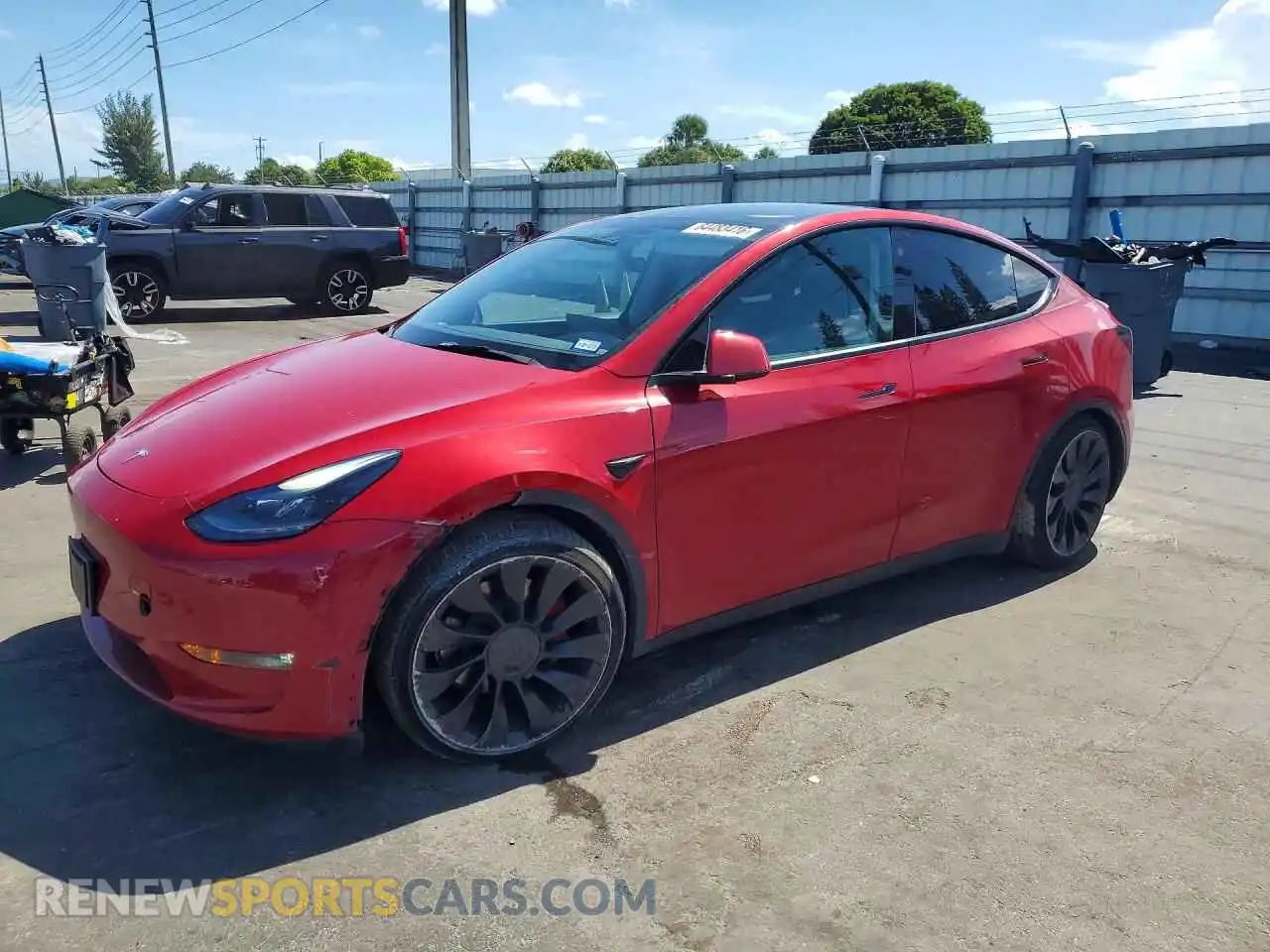 1 Photograph of a damaged car 7SAYGDEF3PF582905 TESLA MODEL Y 2023