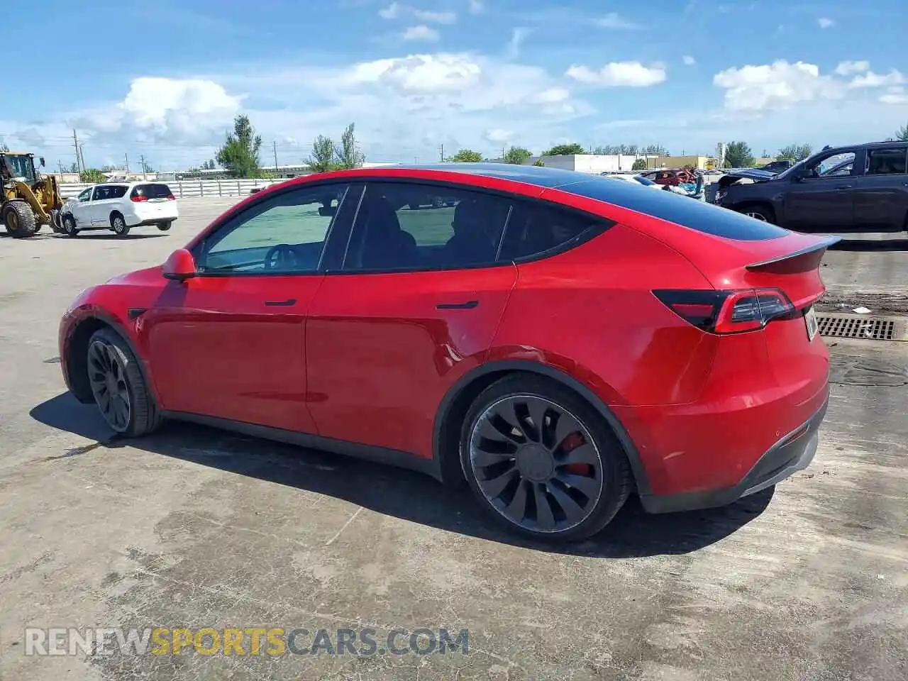 2 Photograph of a damaged car 7SAYGDEF3PF582905 TESLA MODEL Y 2023