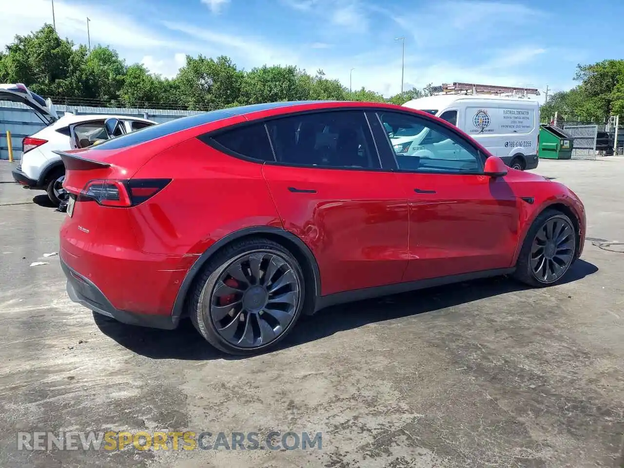 3 Photograph of a damaged car 7SAYGDEF3PF582905 TESLA MODEL Y 2023