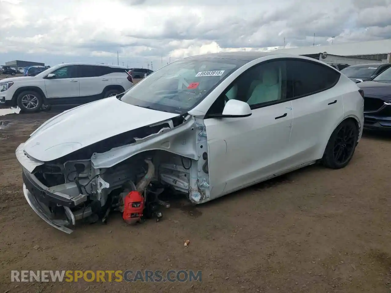 1 Photograph of a damaged car 7SAYGDEF3PF606345 TESLA MODEL Y 2023