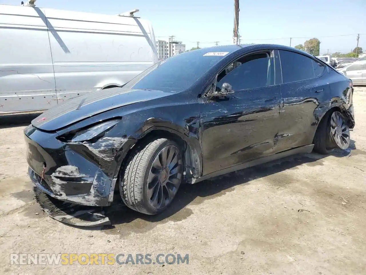 1 Photograph of a damaged car 7SAYGDEF3PF640835 TESLA MODEL Y 2023