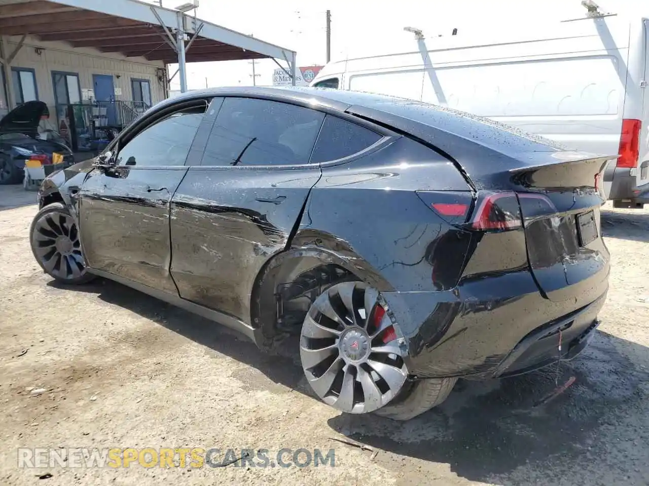 2 Photograph of a damaged car 7SAYGDEF3PF640835 TESLA MODEL Y 2023