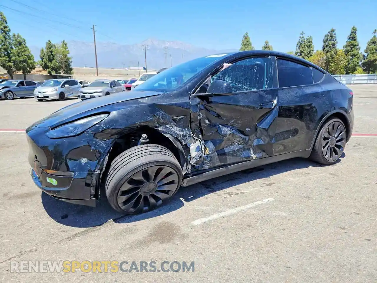 1 Фотография поврежденного автомобиля 7SAYGDEF3PF665475 TESLA MODEL Y 2023