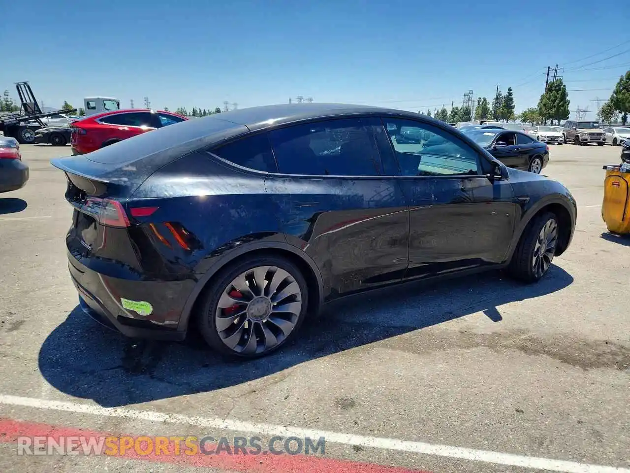 3 Фотография поврежденного автомобиля 7SAYGDEF3PF665475 TESLA MODEL Y 2023