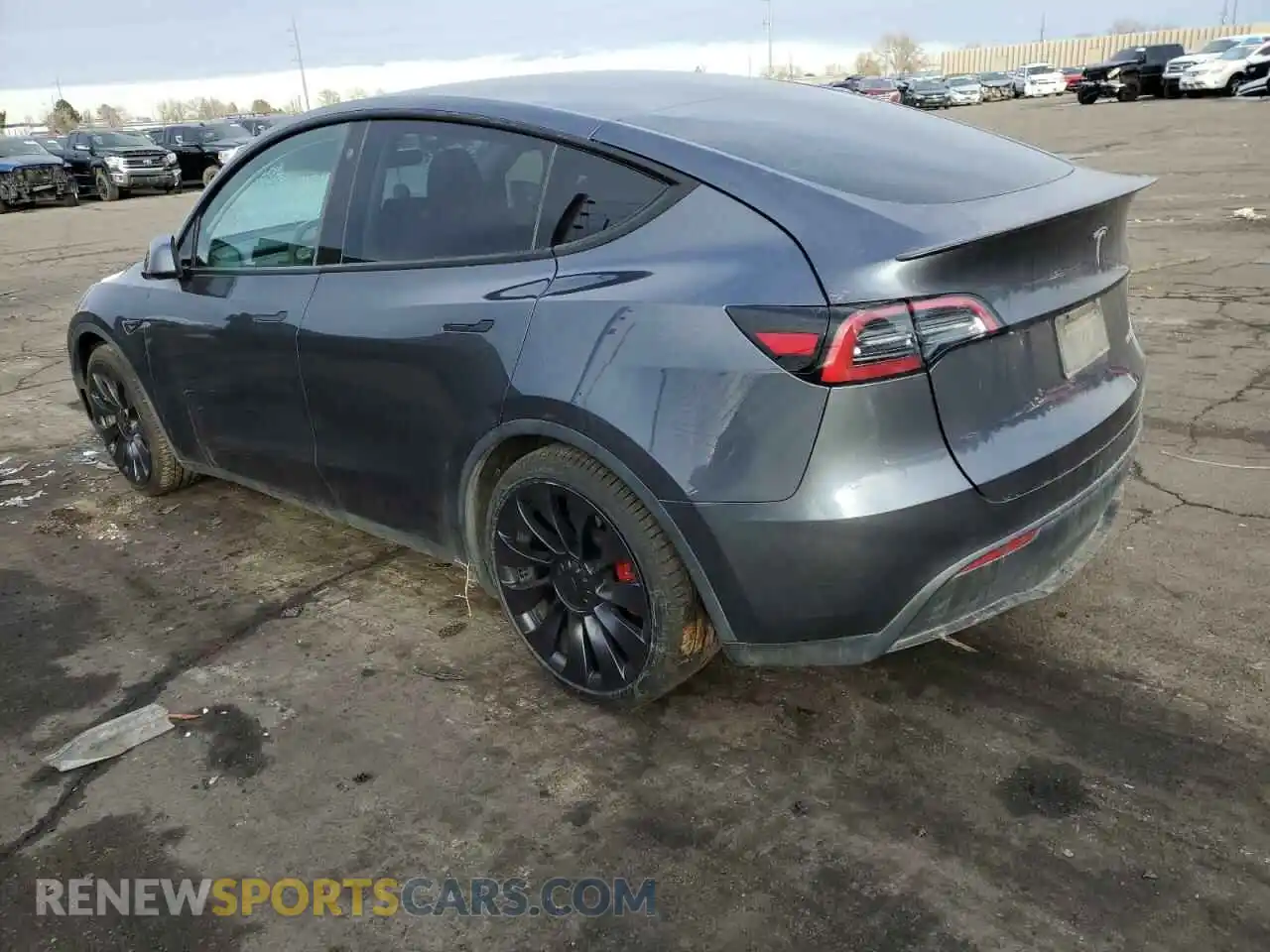 2 Photograph of a damaged car 7SAYGDEF3PF666528 TESLA MODEL Y 2023