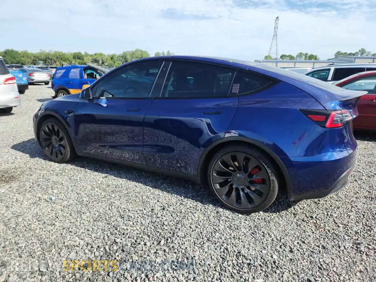2 Photograph of a damaged car 7SAYGDEF3PF758707 TESLA MODEL Y 2023