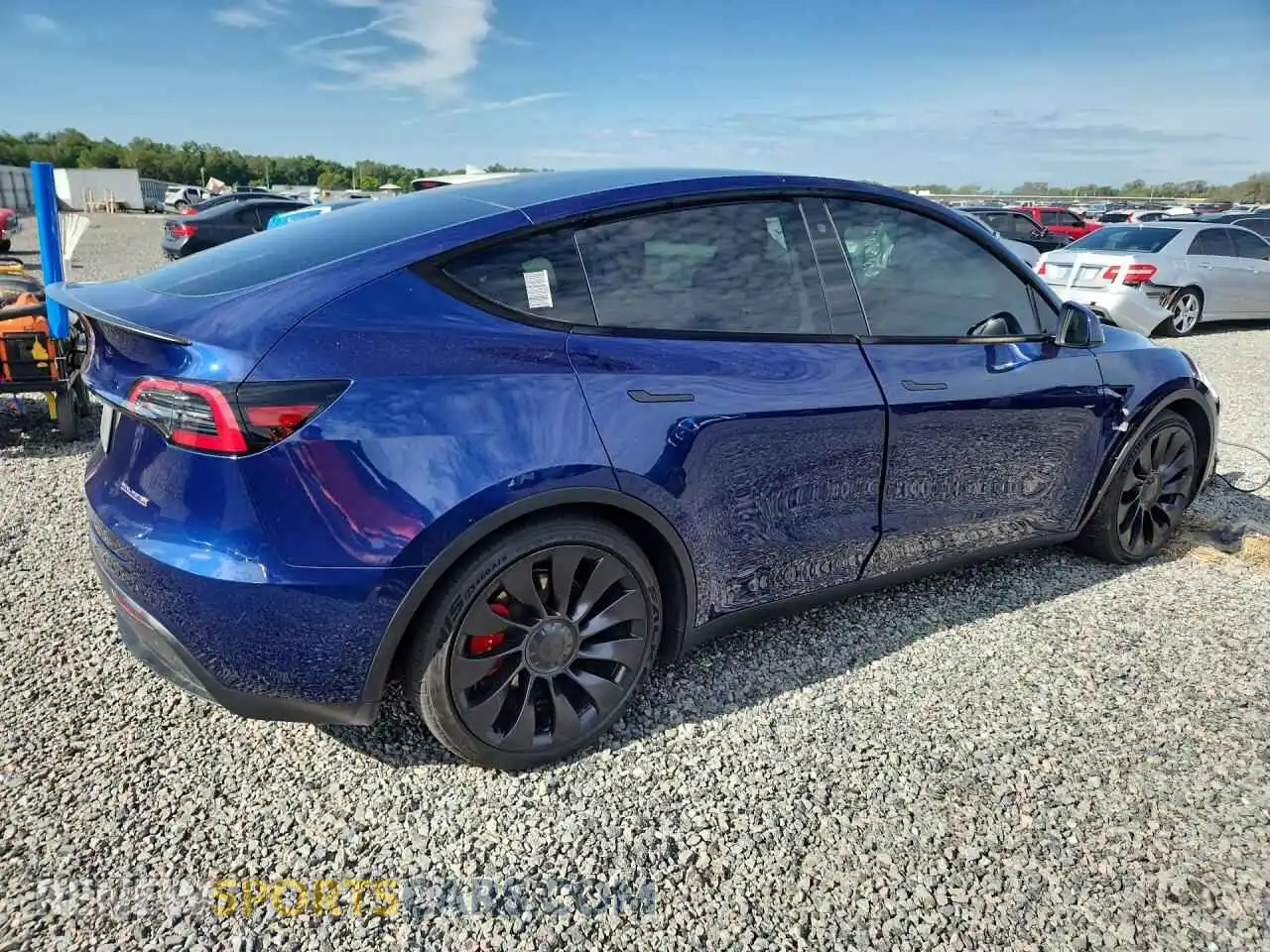 3 Photograph of a damaged car 7SAYGDEF3PF758707 TESLA MODEL Y 2023