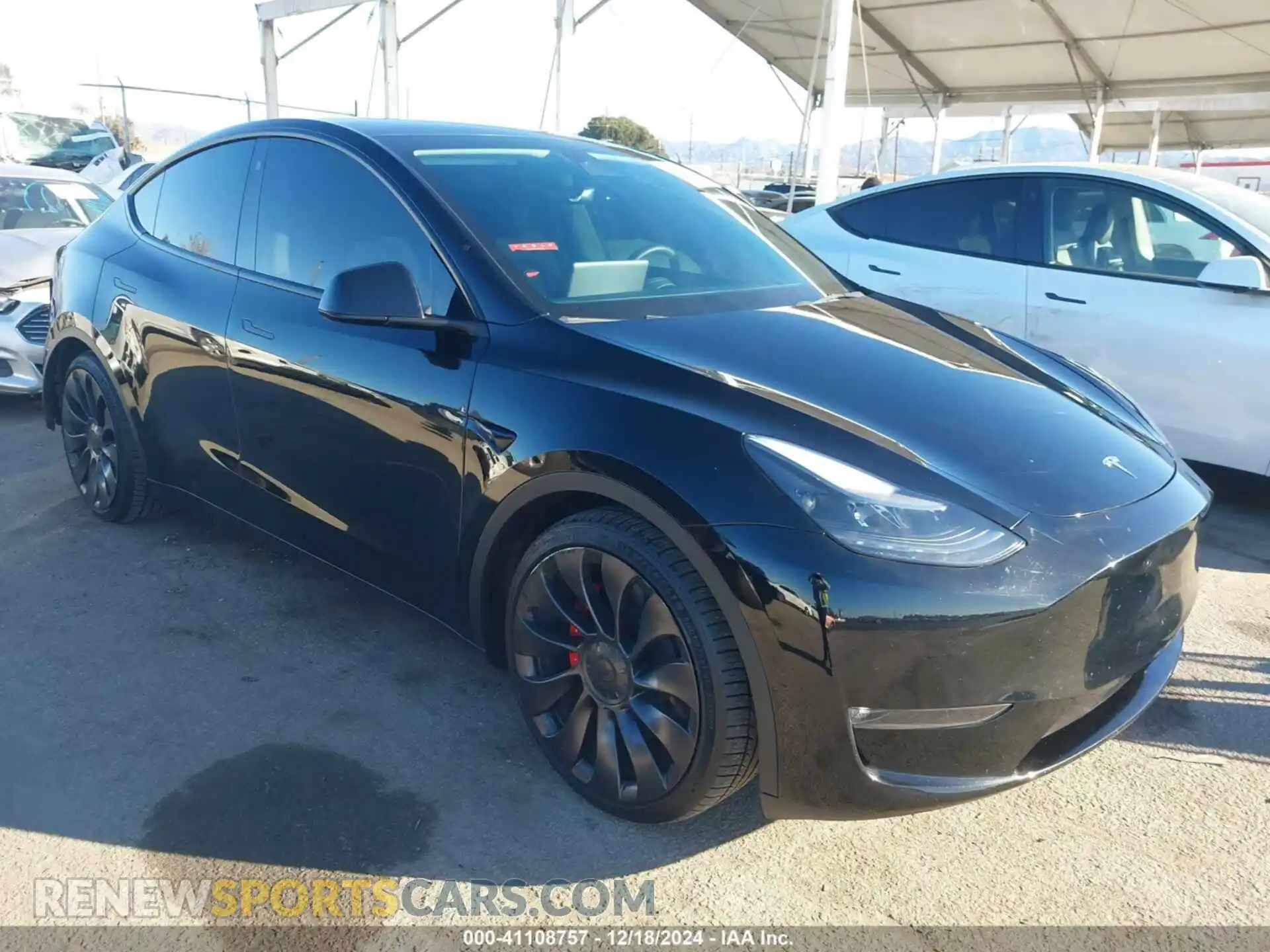 1 Photograph of a damaged car 7SAYGDEF3PF759288 TESLA MODEL Y 2023