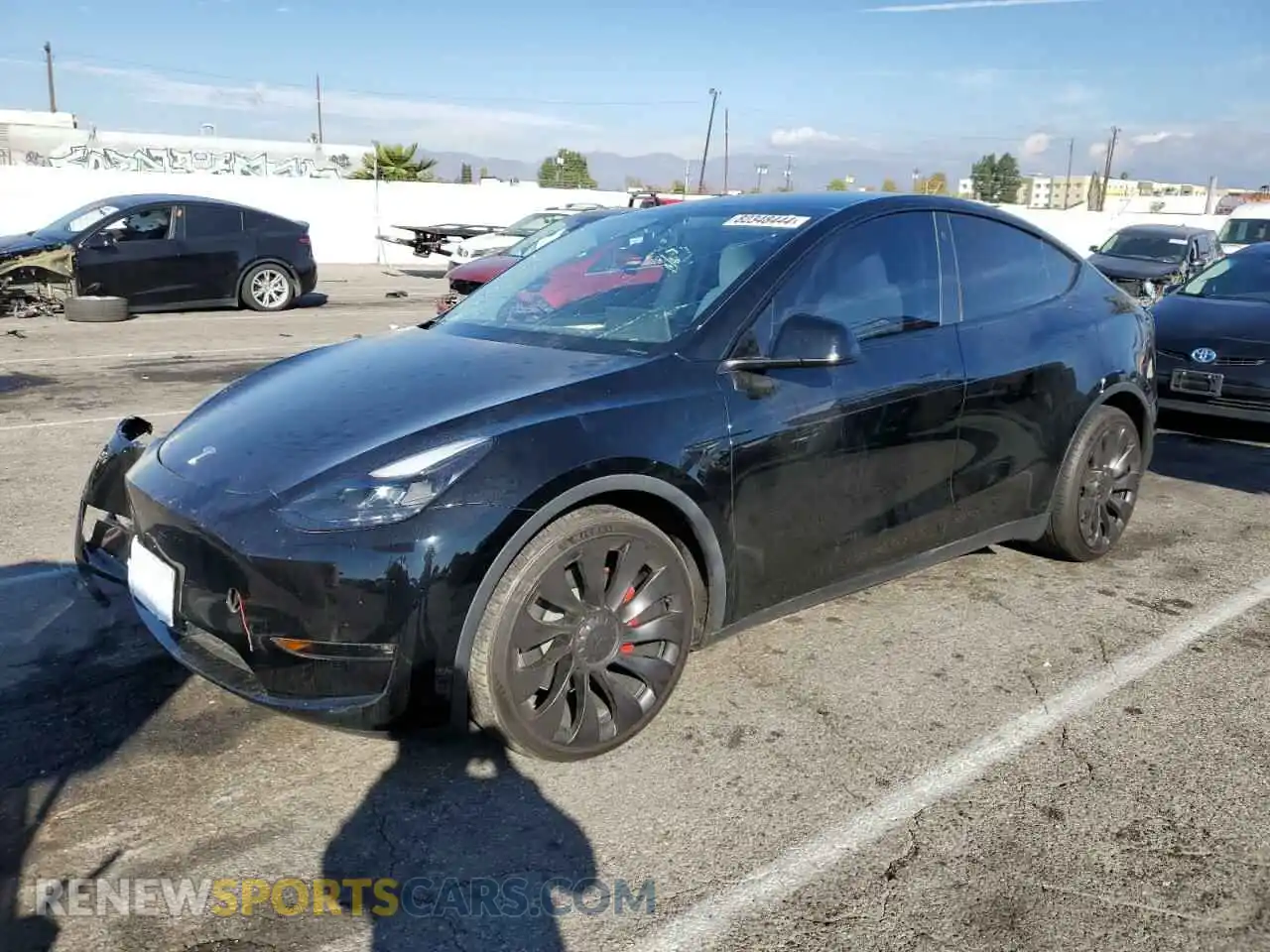 1 Photograph of a damaged car 7SAYGDEF3PF762904 TESLA MODEL Y 2023