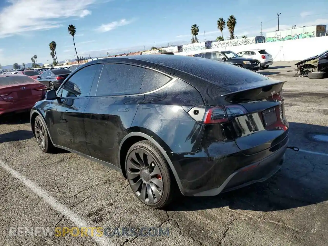 2 Photograph of a damaged car 7SAYGDEF3PF762904 TESLA MODEL Y 2023