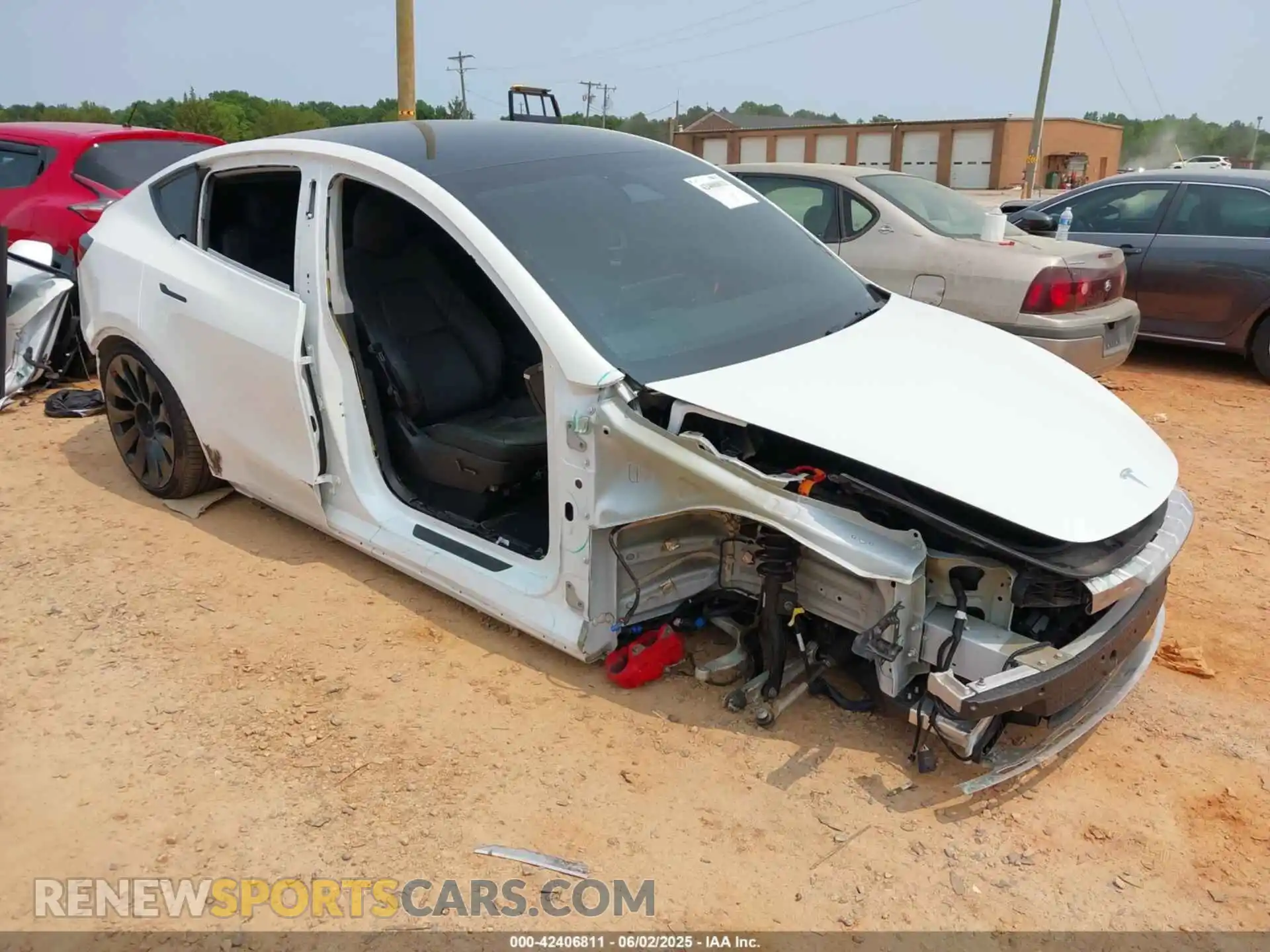 1 fotografías del automóvil dañado 7SAYGDEF3PF800681 TESLA MODEL Y 2023