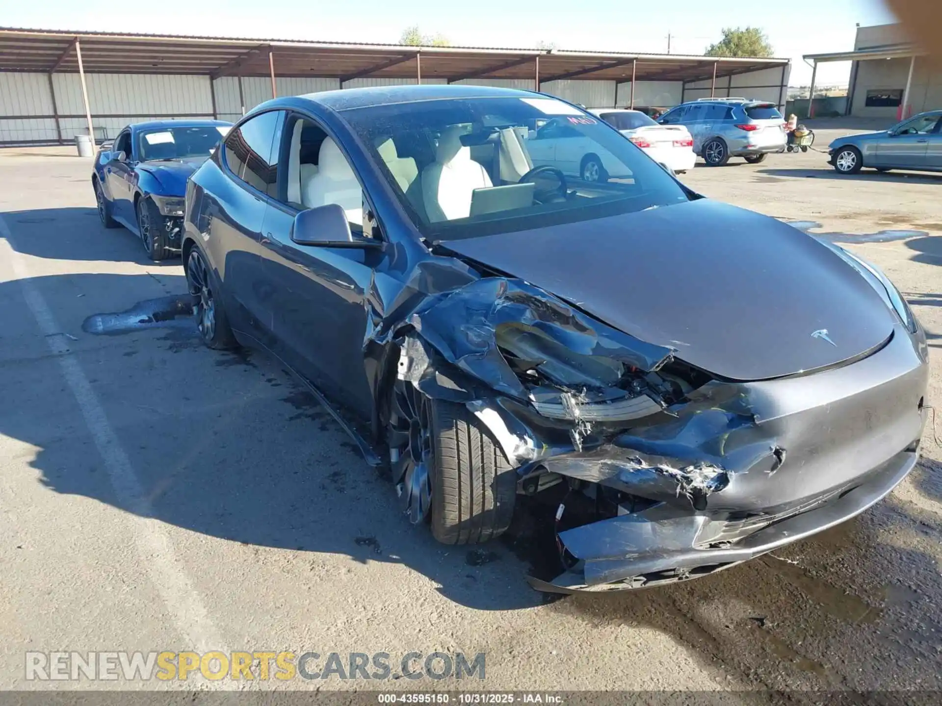 1 Photograph of a damaged car 7SAYGDEF3PF864400 TESLA MODEL Y 2023