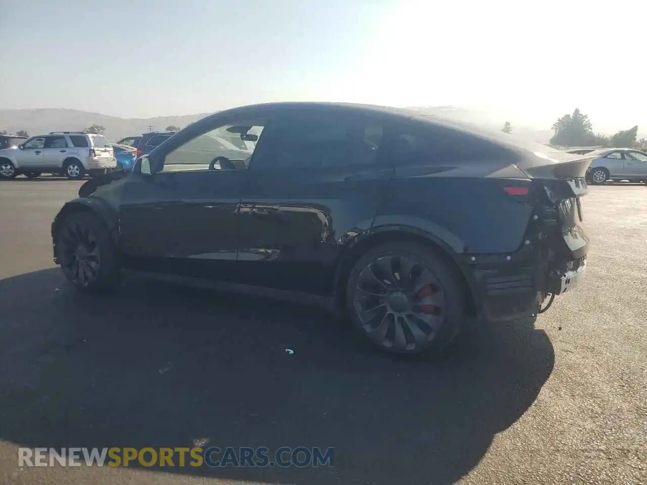 2 Photograph of a damaged car 7SAYGDEF3PF888793 TESLA MODEL Y 2023