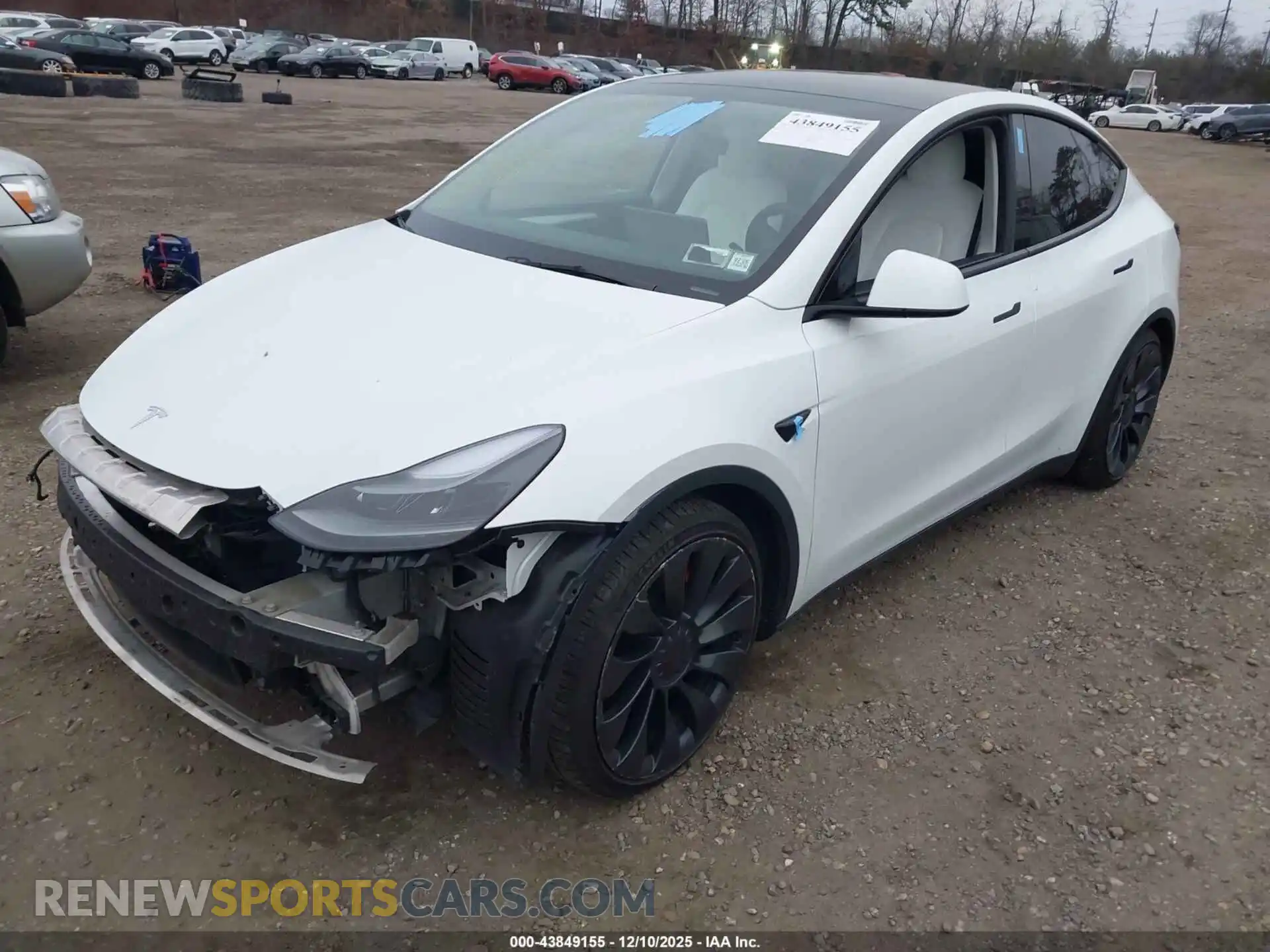 2 Photograph of a damaged car 7SAYGDEF4PF601445 TESLA MODEL Y 2023