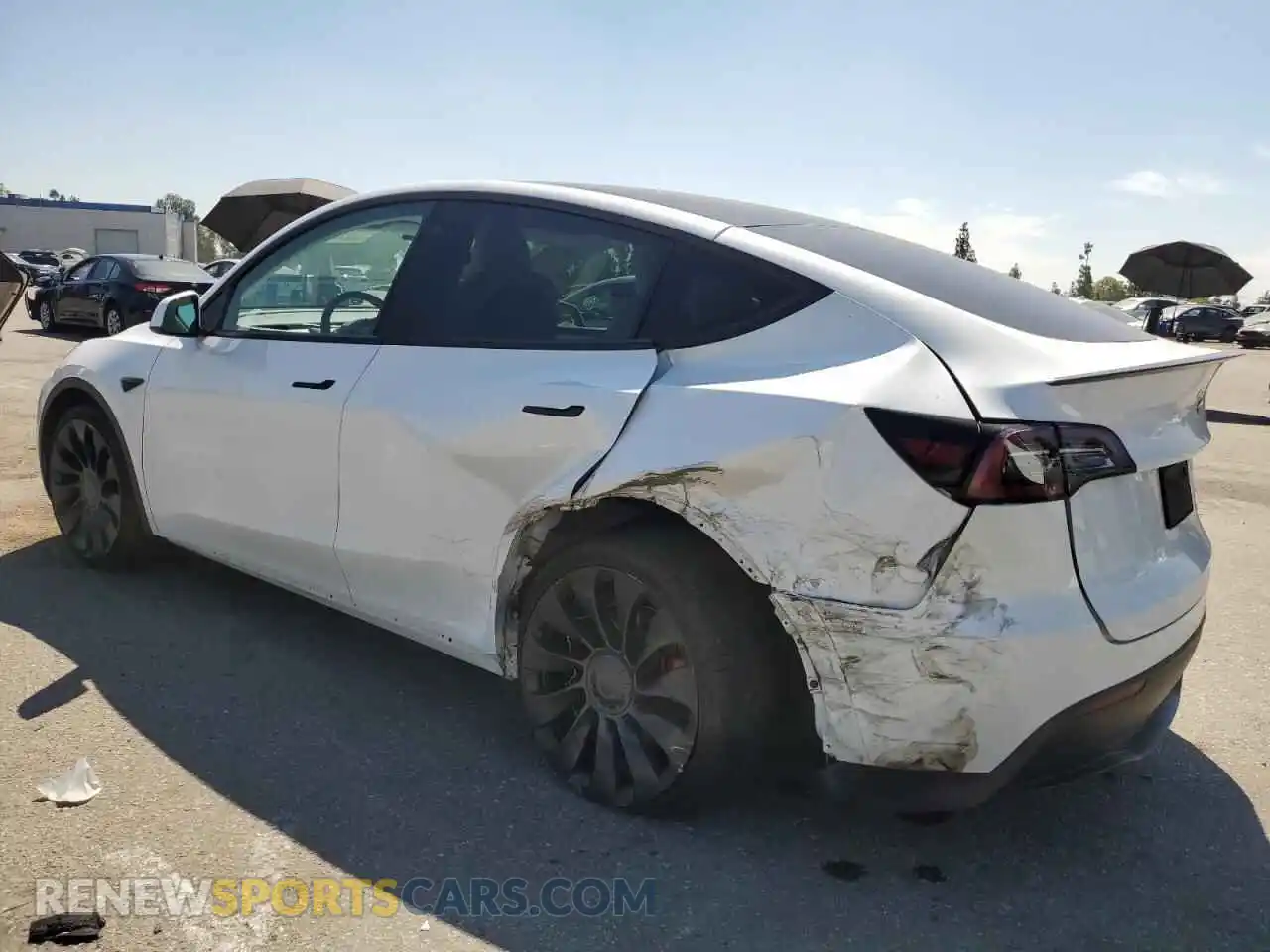 2 Photograph of a damaged car 7SAYGDEF4PF661449 TESLA MODEL Y 2023