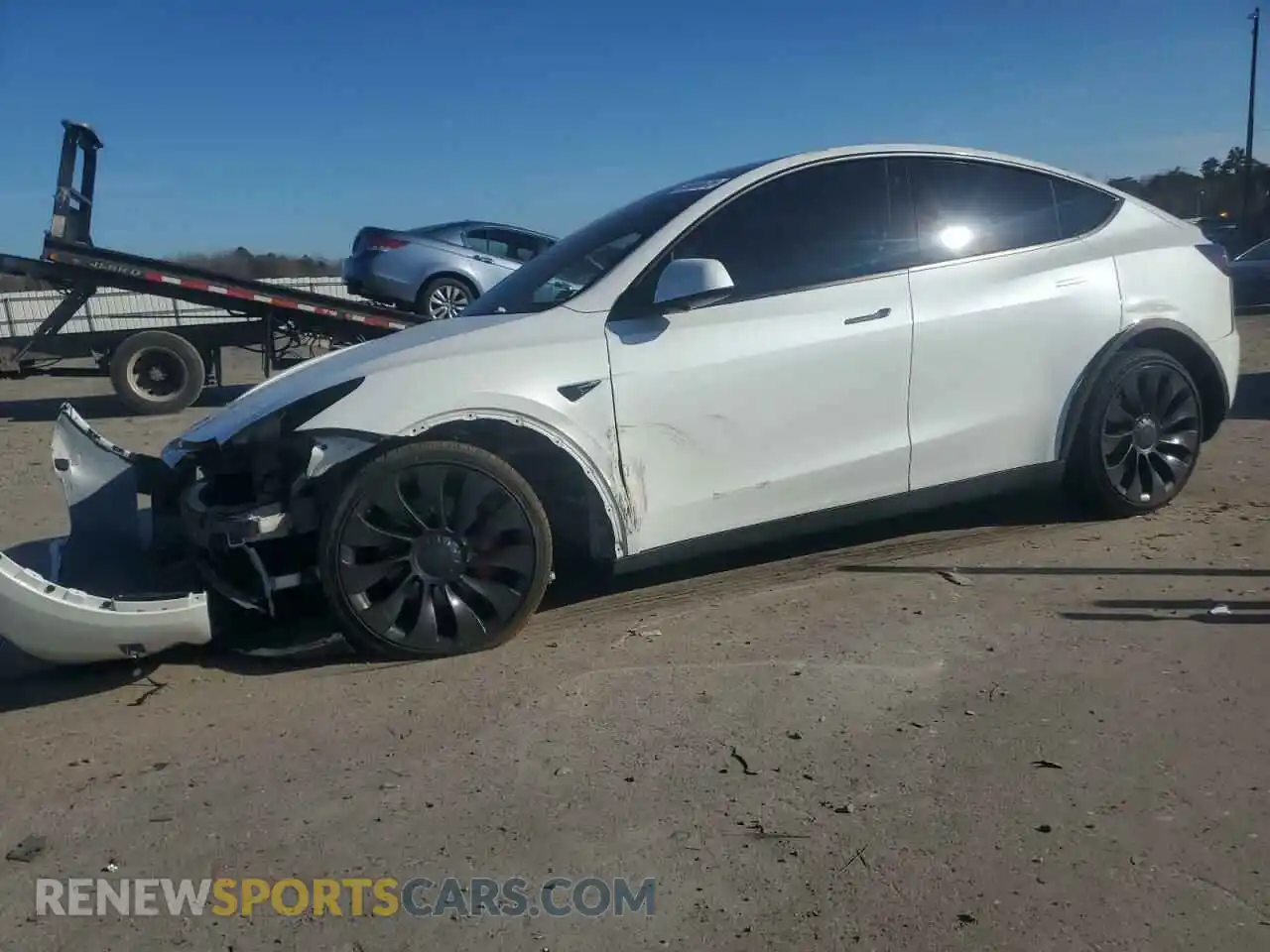 1 Photograph of a damaged car 7SAYGDEF4PF664240 TESLA MODEL Y 2023