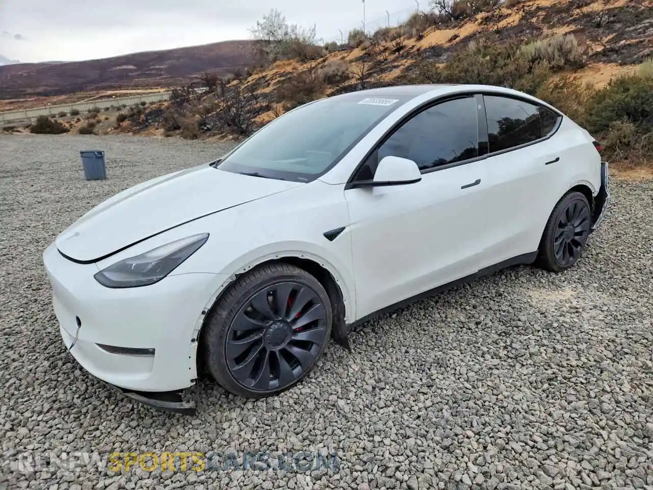 1 Photograph of a damaged car 7SAYGDEF4PF690045 TESLA MODEL Y 2023