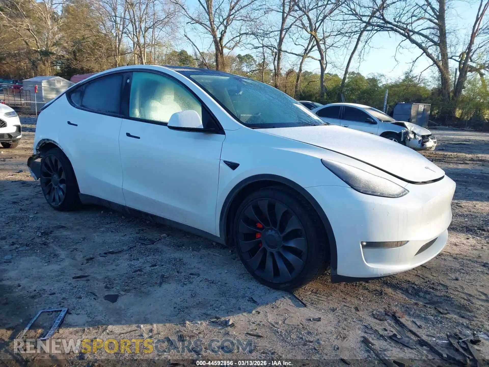 1 Фотография поврежденного автомобиля 7SAYGDEF4PF701674 TESLA MODEL Y 2023