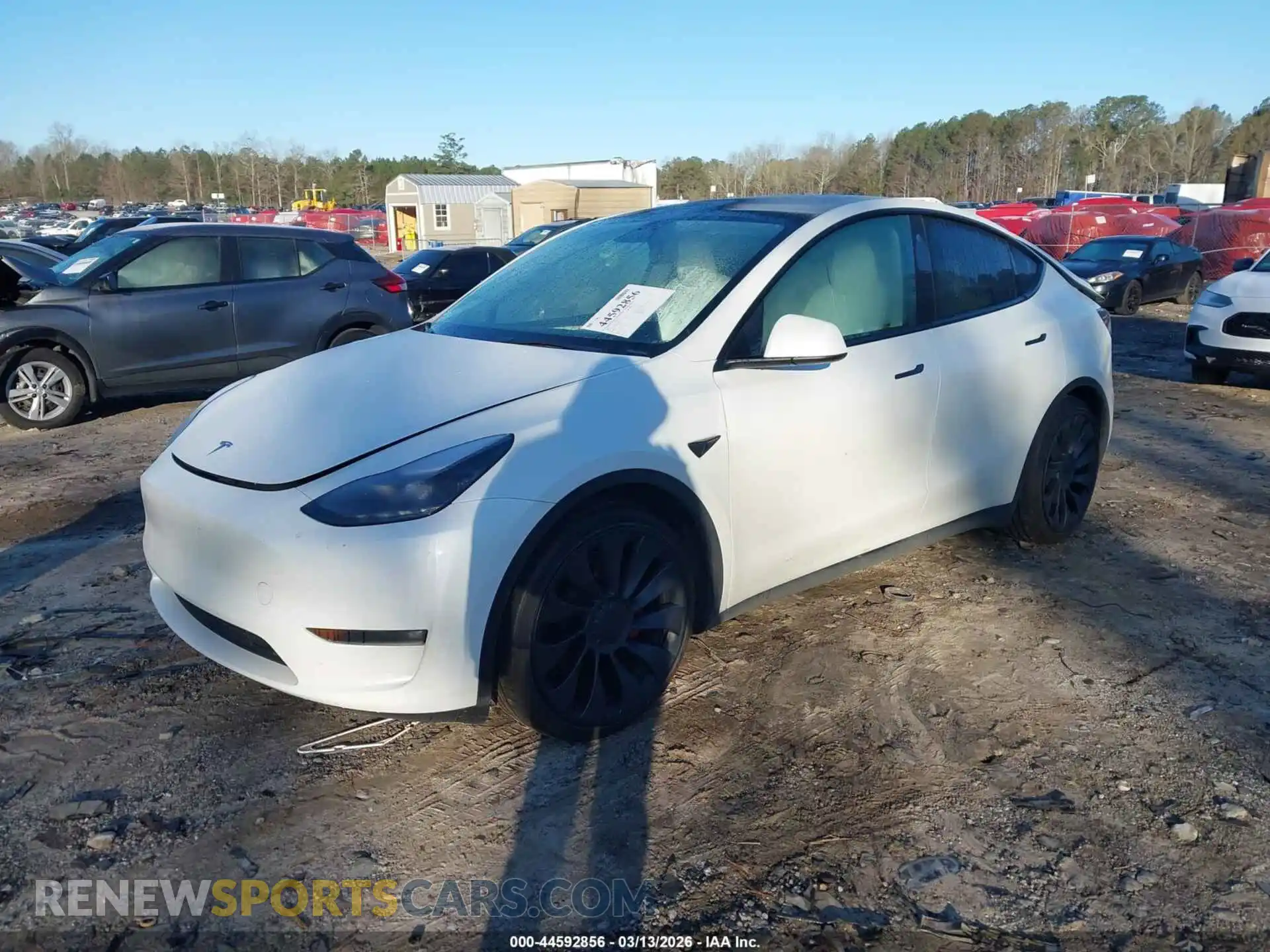 2 Фотография поврежденного автомобиля 7SAYGDEF4PF701674 TESLA MODEL Y 2023
