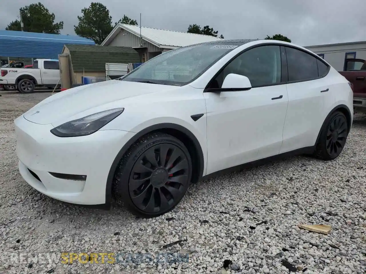 1 Photograph of a damaged car 7SAYGDEF4PF707605 TESLA MODEL Y 2023